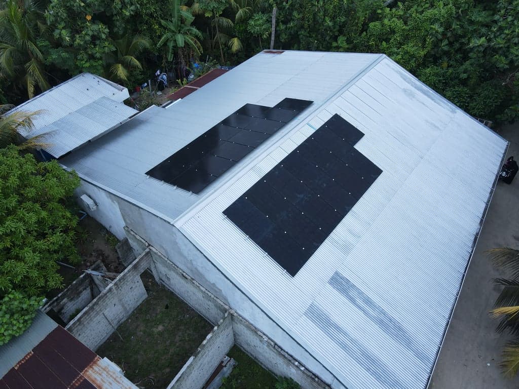Faga Fihaara solar installation