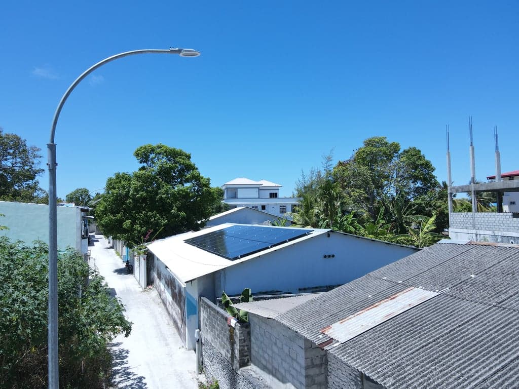 Beach Side solar installation