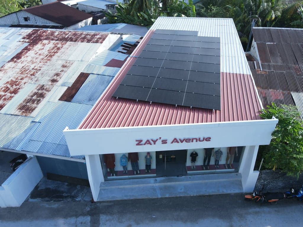 Zay's Avenue solar installation