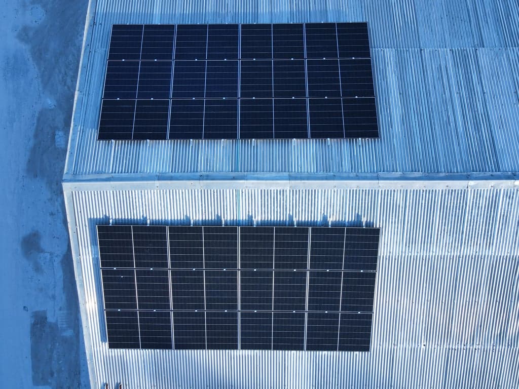SLB Febrics solar installation
