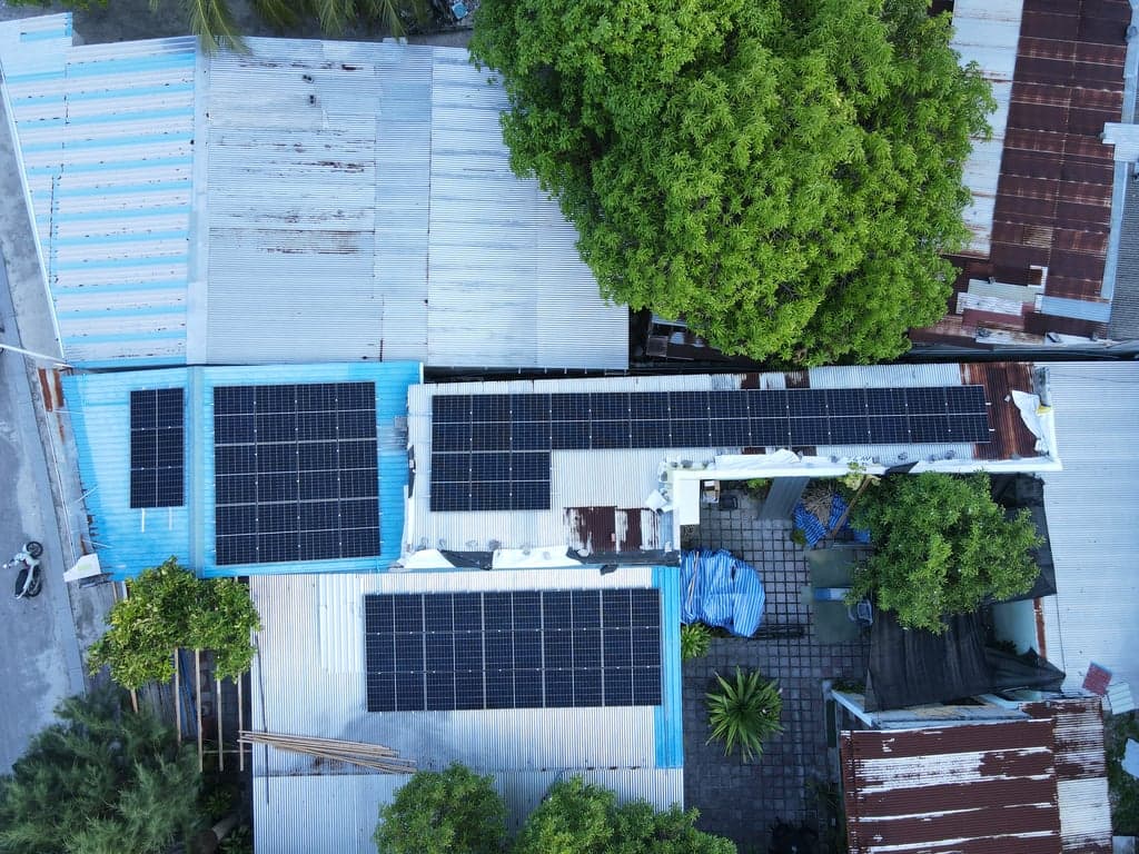 Fast Food solar installation