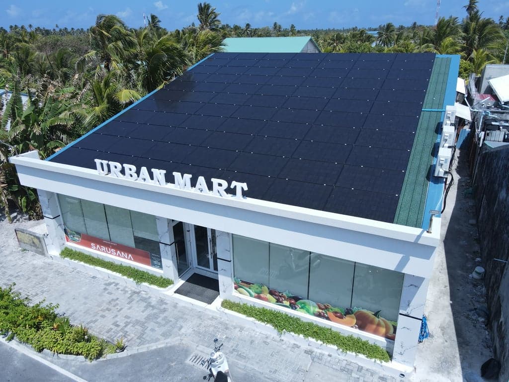 Urban Mart solar installation