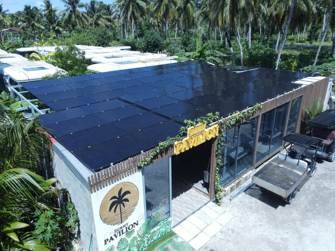 Sunny Pavilion solar installation