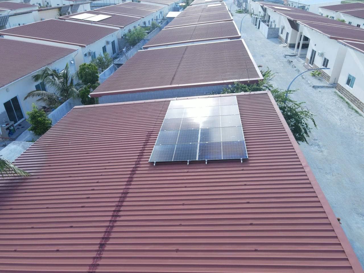 F-209 solar installation