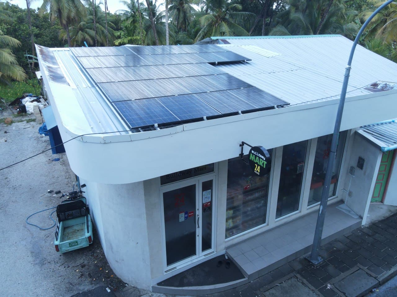 Vivid Way Mart solar installation