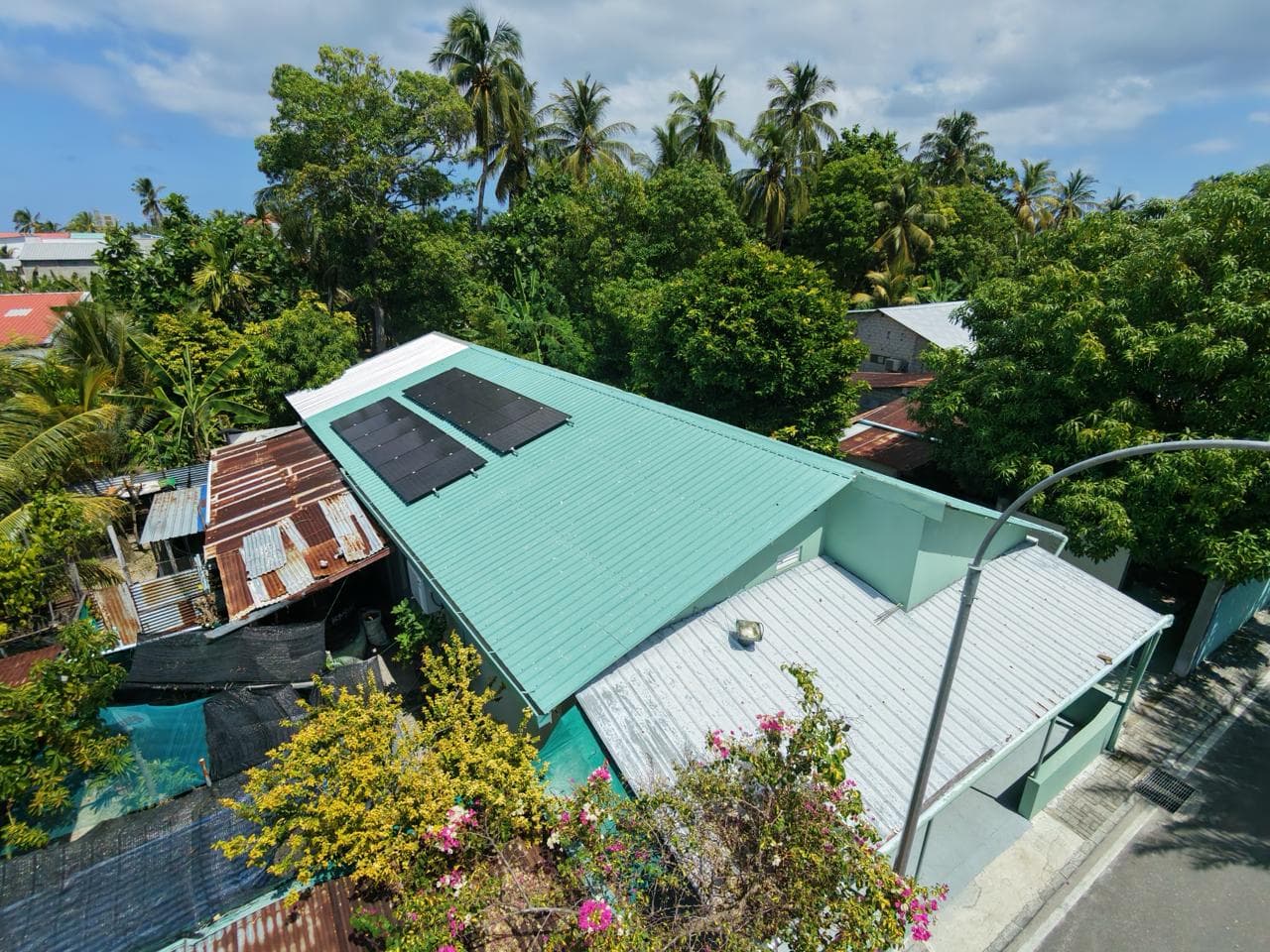Kashimaage solar installation