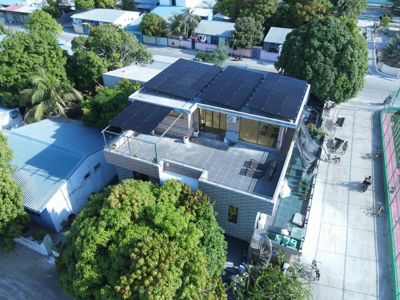 Boagan Villa solar installation