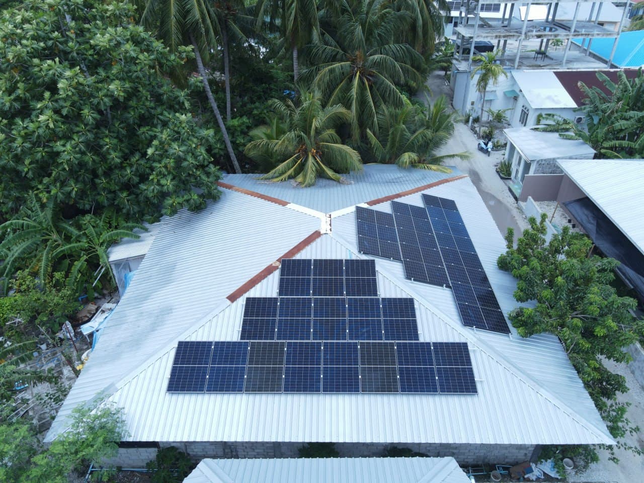 Earth solar installation