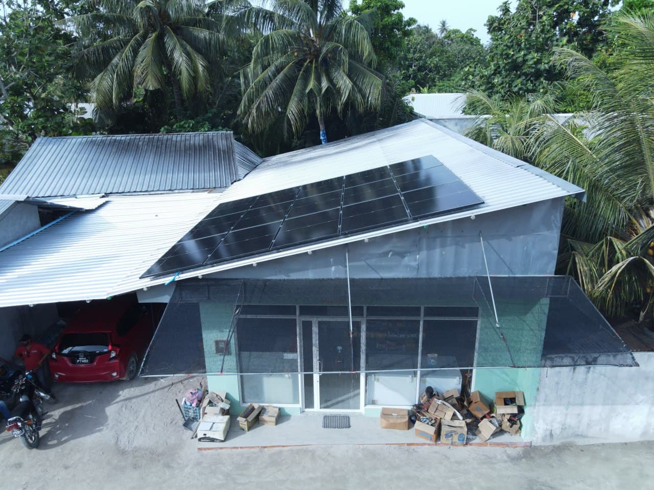 AB Store solar installation