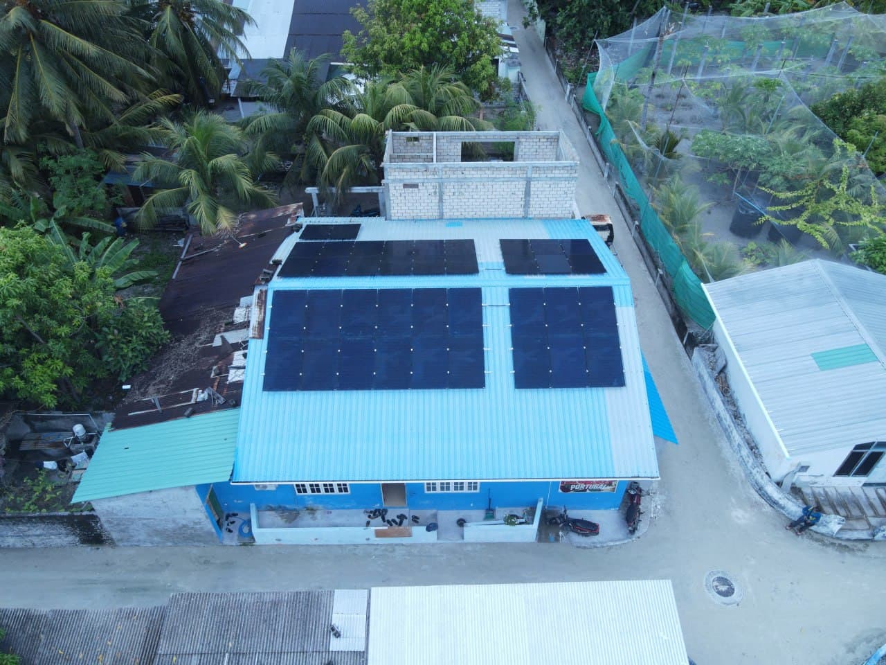 Parkeeza solar installation