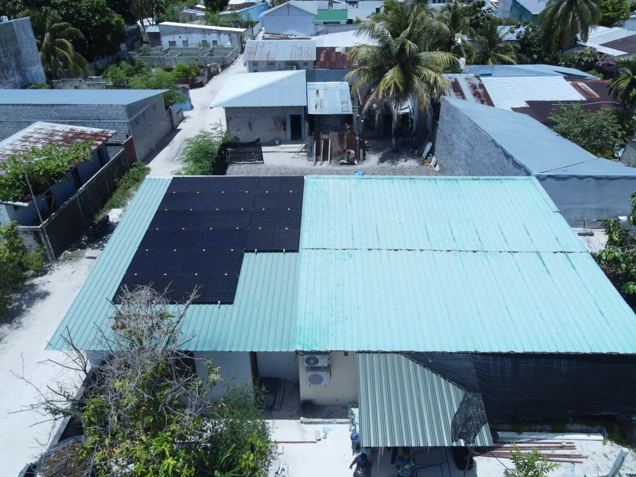 Dheyliyaage solar installation