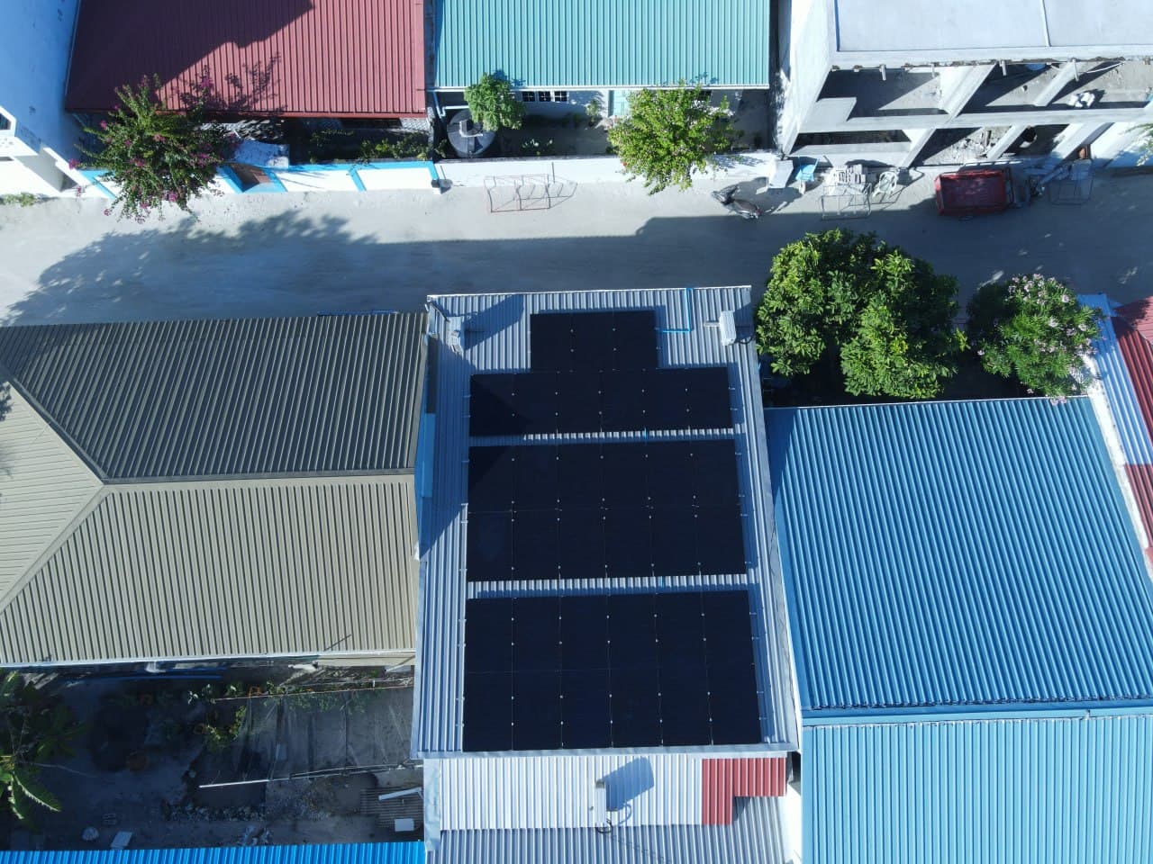 Finihiya Store 2 solar installation